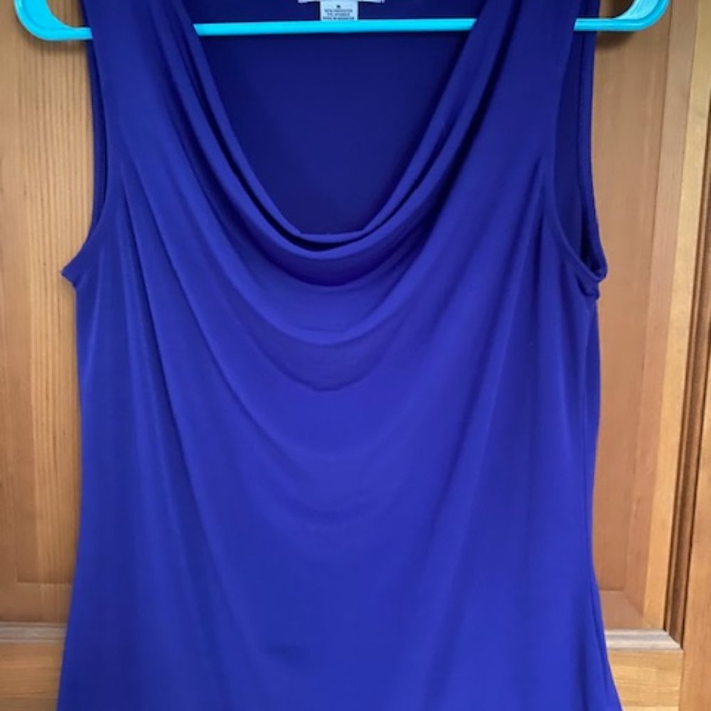 Liz Claiborne Cowl Neck Tank Top